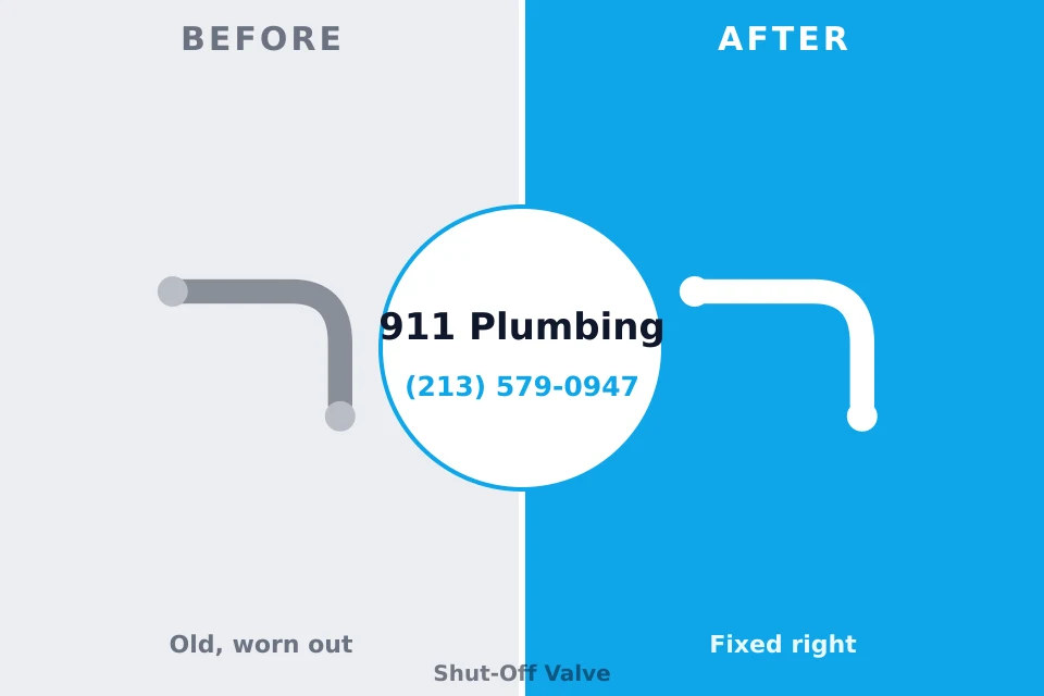 Before and after: plumbing company Auburn, KS